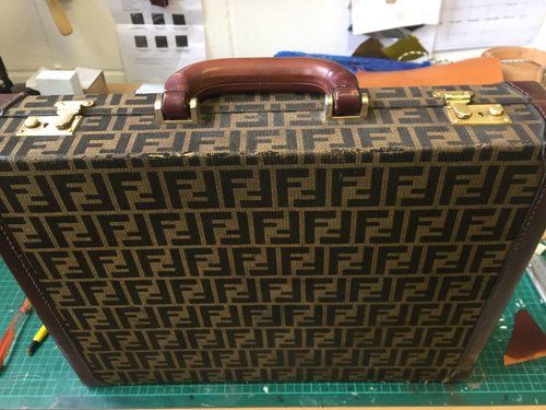 fendi briefcase vintage
