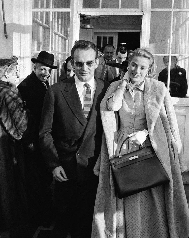 grace kelly and hermes bag